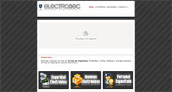 Desktop Screenshot of electrosec.com.ar
